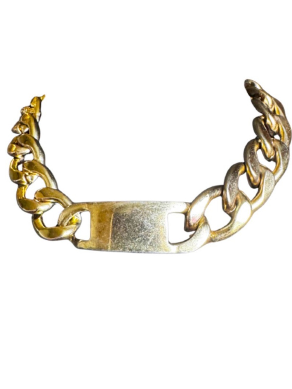 Chunky ID Choker Necklace